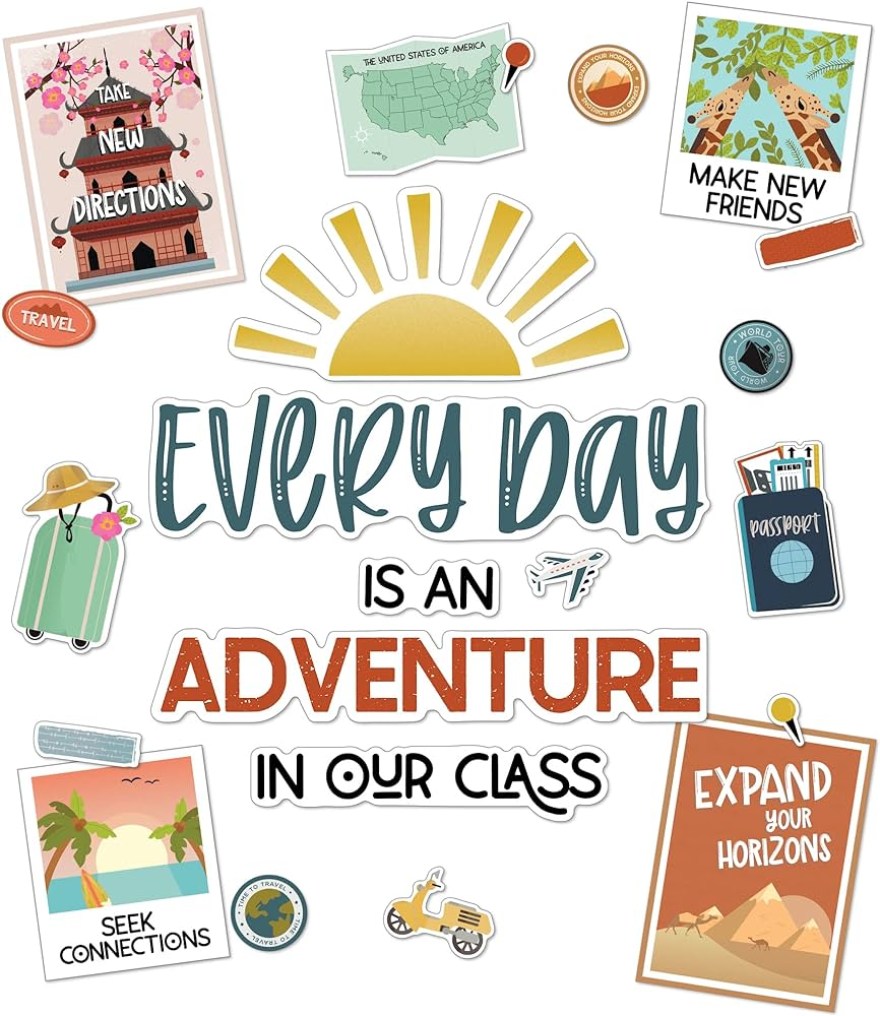 Picture of: Let’s Explore Every Day Is an Adventure Bulletin Board Set